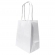 Sacola Papel Kraft Branca Tamanho 24cm X 10cm X 33cm 10 Un