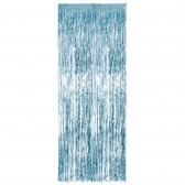 Cortina Metalizada Azul Claro 1x2 M Un