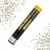 Lança Confete Dourado - 30cm Silver