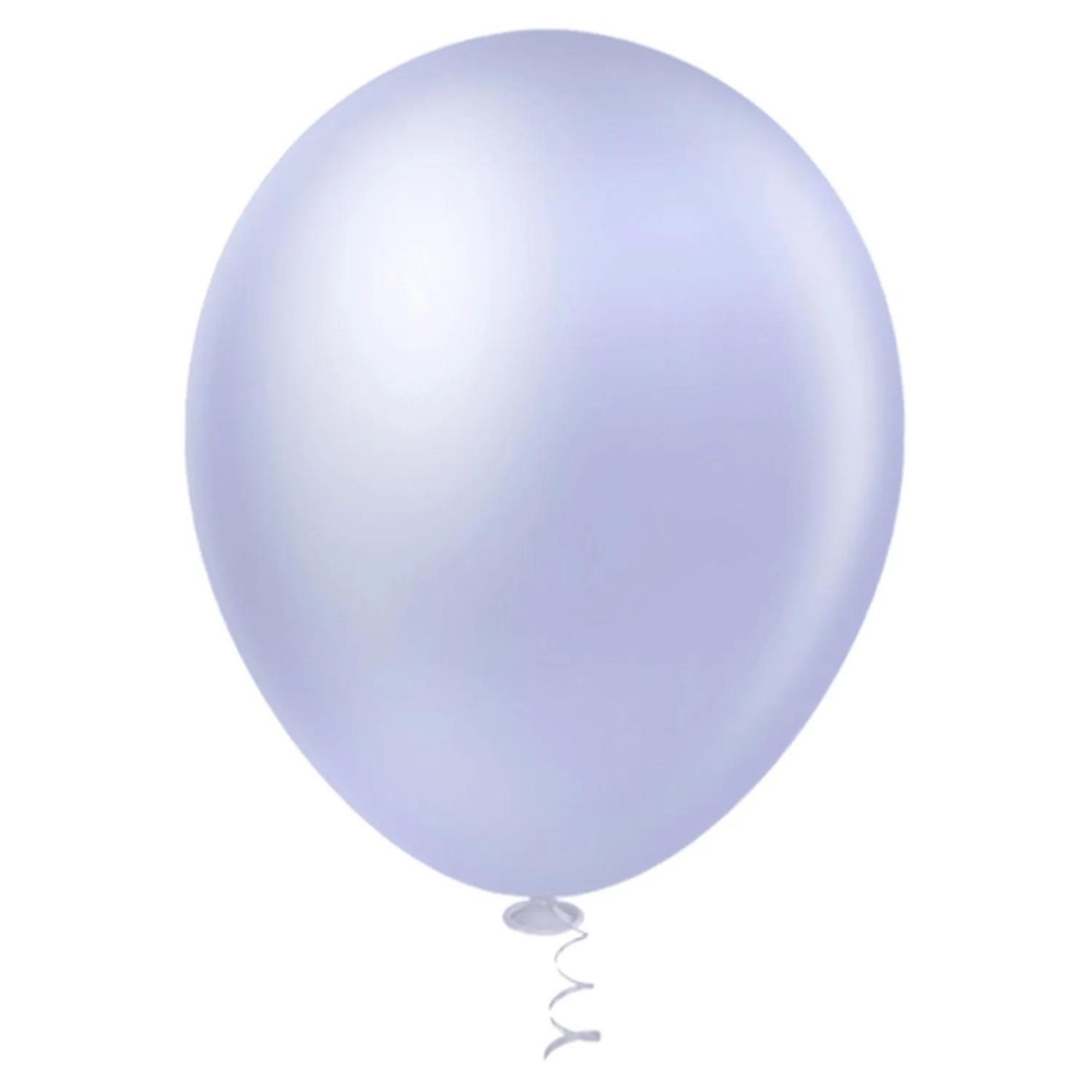 Balão Látex Pérola 9 Lilás Candy 25 Un - Pic Pic