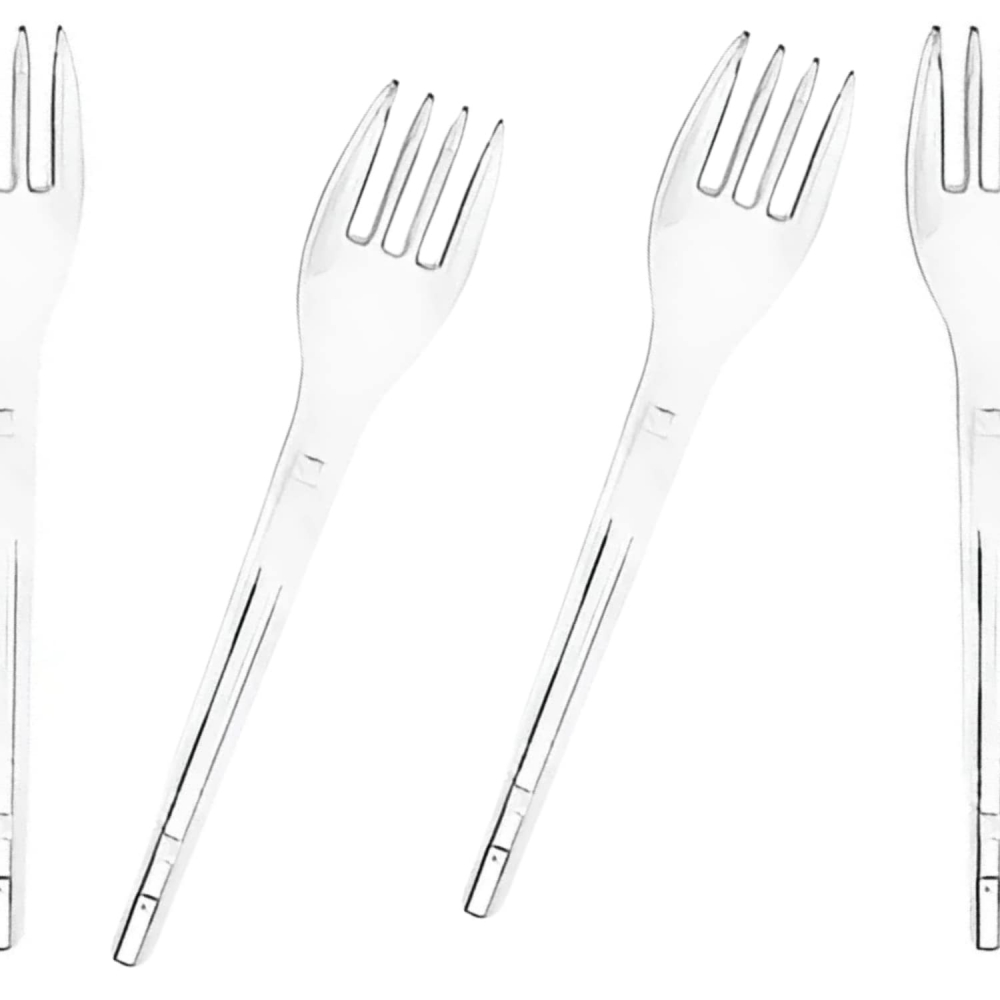 Garfo De Refeição Cristal Elite Soft 50 Un