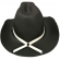 Chapeu Cowboy Preto E.v.a - Un