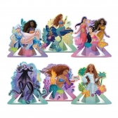 Decoração De Mesa A Pequena Sereia 6 Un - Regina