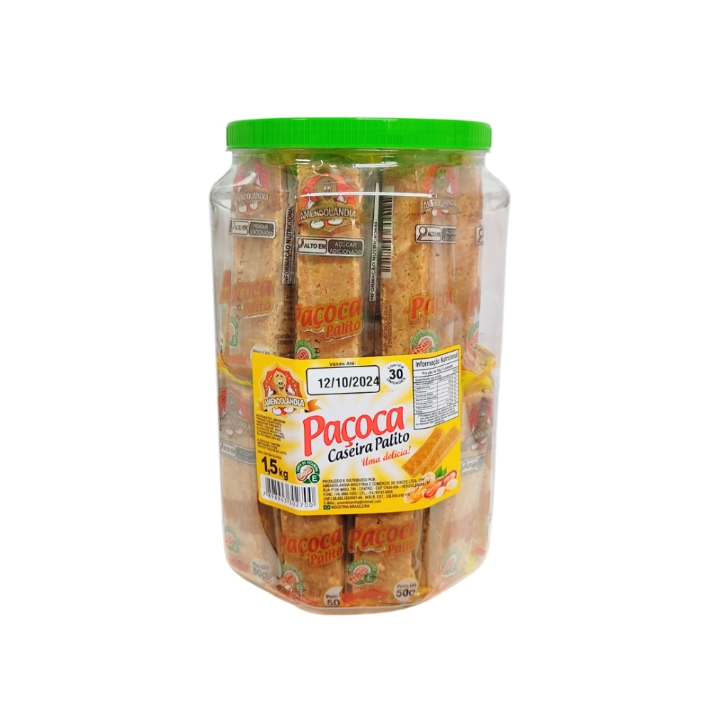 Paçoca Palito 30 Un - Amendolândia