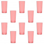 Copo Long Drink Cropac Vermelho Neon 340ml 10 Un