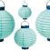 Lanterna Redonda Com Luz Azul - 20cm (cromus)