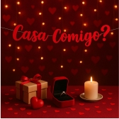 Faixa Decorativa Lettering Casa Comigo - Cromus