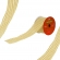 Fita Aramada Linho C/ Glitter C/costura Bege/dourado 6,3cmx9,14m Florarte