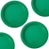 Prato De Papel Silver Verde Bandeira 18cm 10 Un