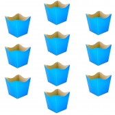 Cachepot Montado Médio Azul Escuro 10 Un