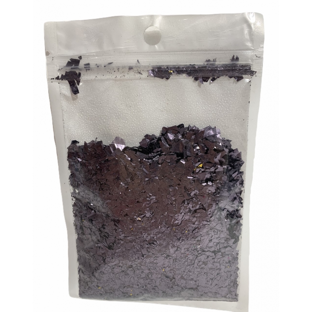 Confete Decorativo Picados Preto 15g - Art Lille