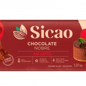 Barra De Chocolate Nobre Ao Leite 1,01kg - Sicao