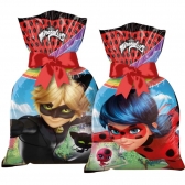 Sacola Ladybug Miraculous 12 Un - Regina