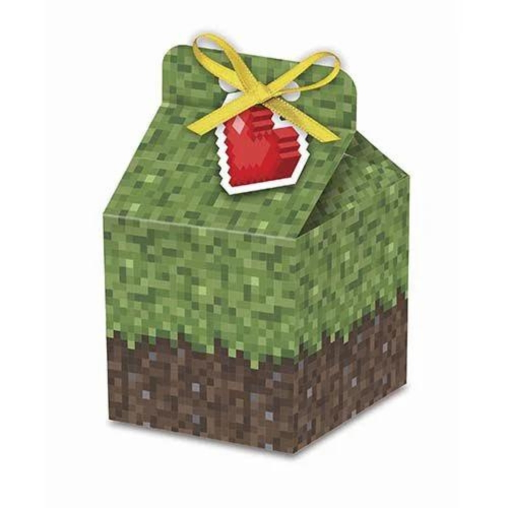 Caixa Decorativa Formato Milk Mini Pixels 8 Un - Junco