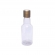 Lembrancinha Garrafa Pvc 50ml Tampa Plástica Prata 10un