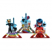 Decoração De Mesa Ladybug Miraculous 6 Un - Regina