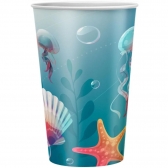 Copo Papel 180ml Fundo Do Mar 8 Un - Regina
