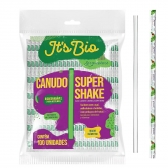 Canudo Super Shake Biodegradável Its Bio Strawplast - 100 Un