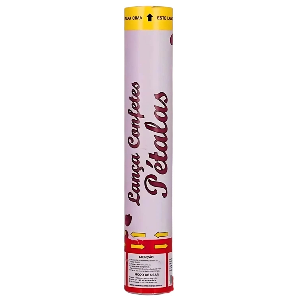 Lança Confete De Petalas - 30cm Silver
