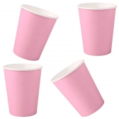 Copo De Papel Silver Rosa Bebê 270ml 10 Un