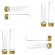 Lembrancinha Tubete Aluminio Dourado 13cm 10 Un