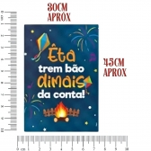 Cartaz Decorativo Arraia Regina - 4un