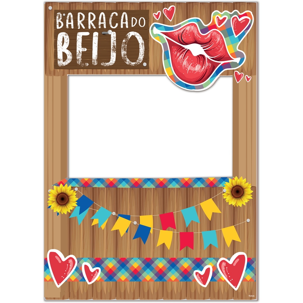 Painel Decorativo Barraca Do Beijo Un - Festcolor