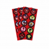 Adesivo Ladybug Miraculous 30 Un - Regina