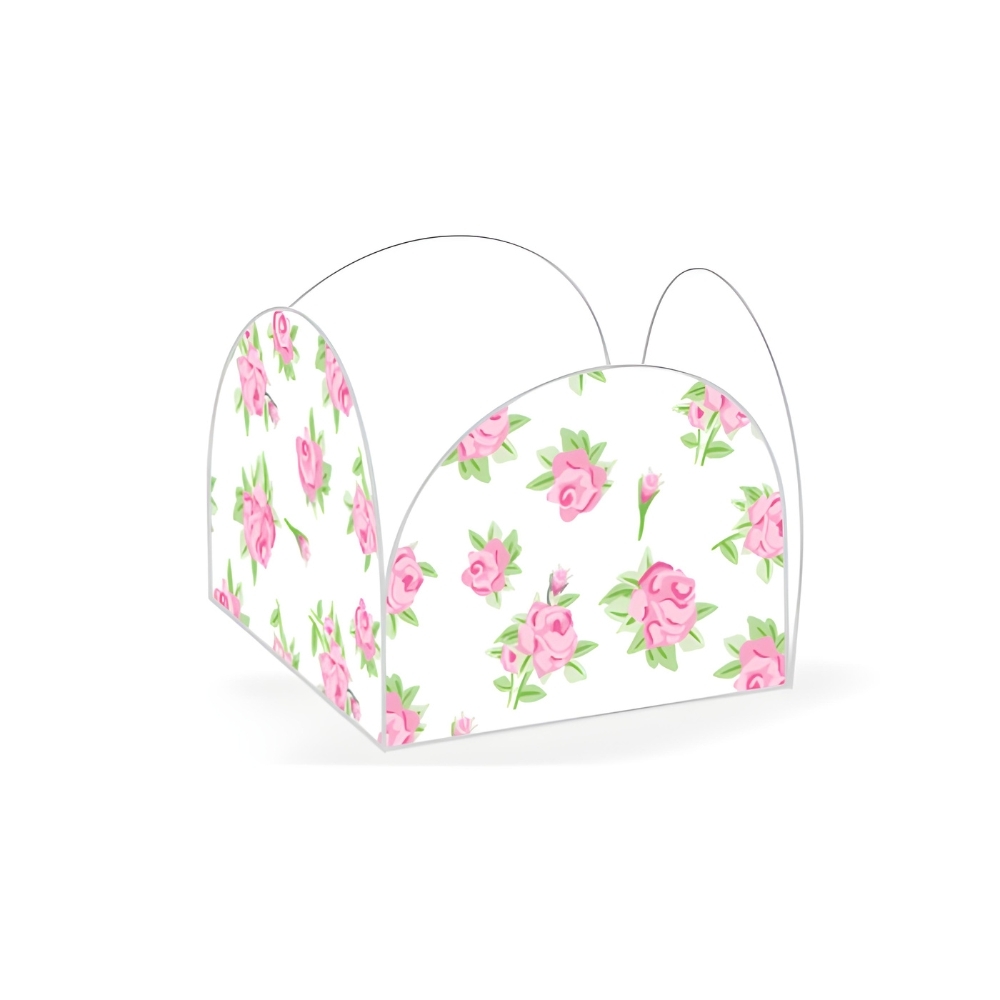 Forma 4 Petálas Floral Branca 50 Un - Nc Toys