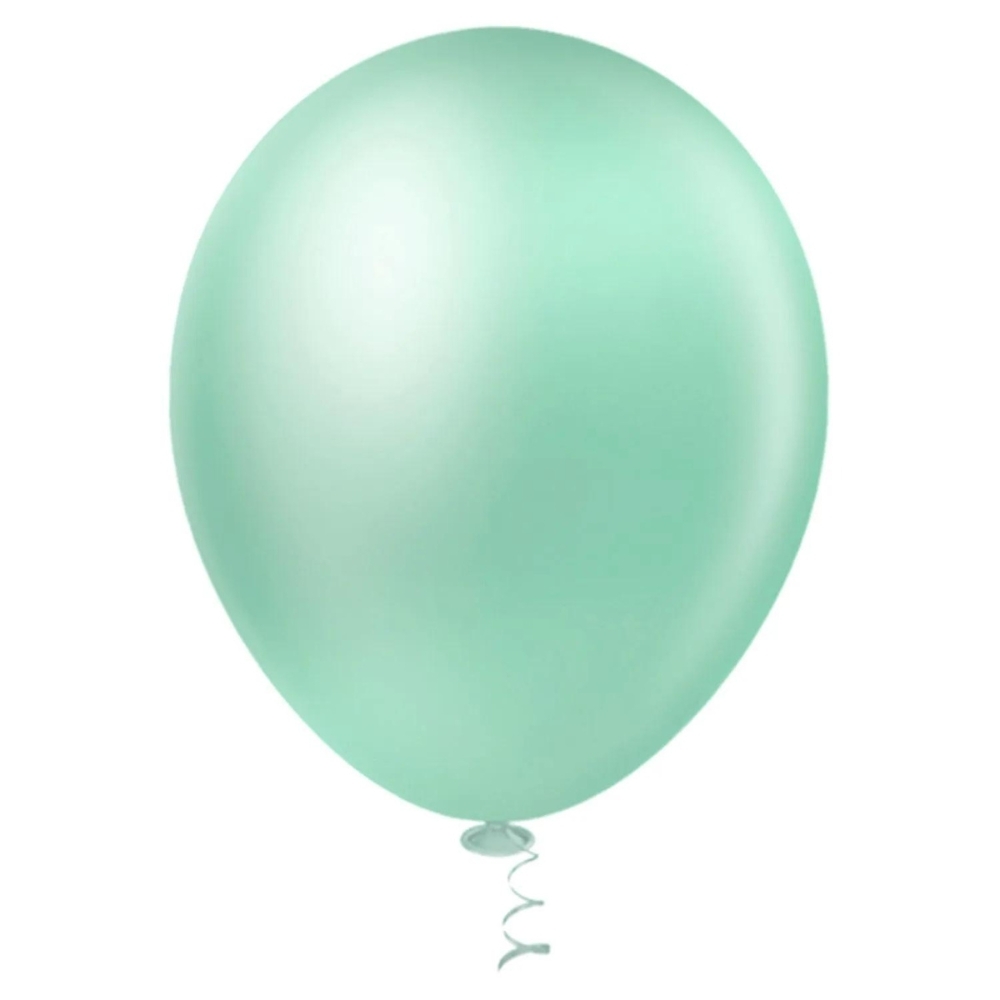 Balão Látex Pérola 9 Verde Candy 25 Un - Pic Pic