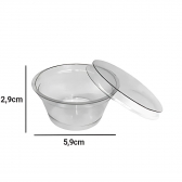 Pote De 30ml Cristal Galvanotech - 50 Un