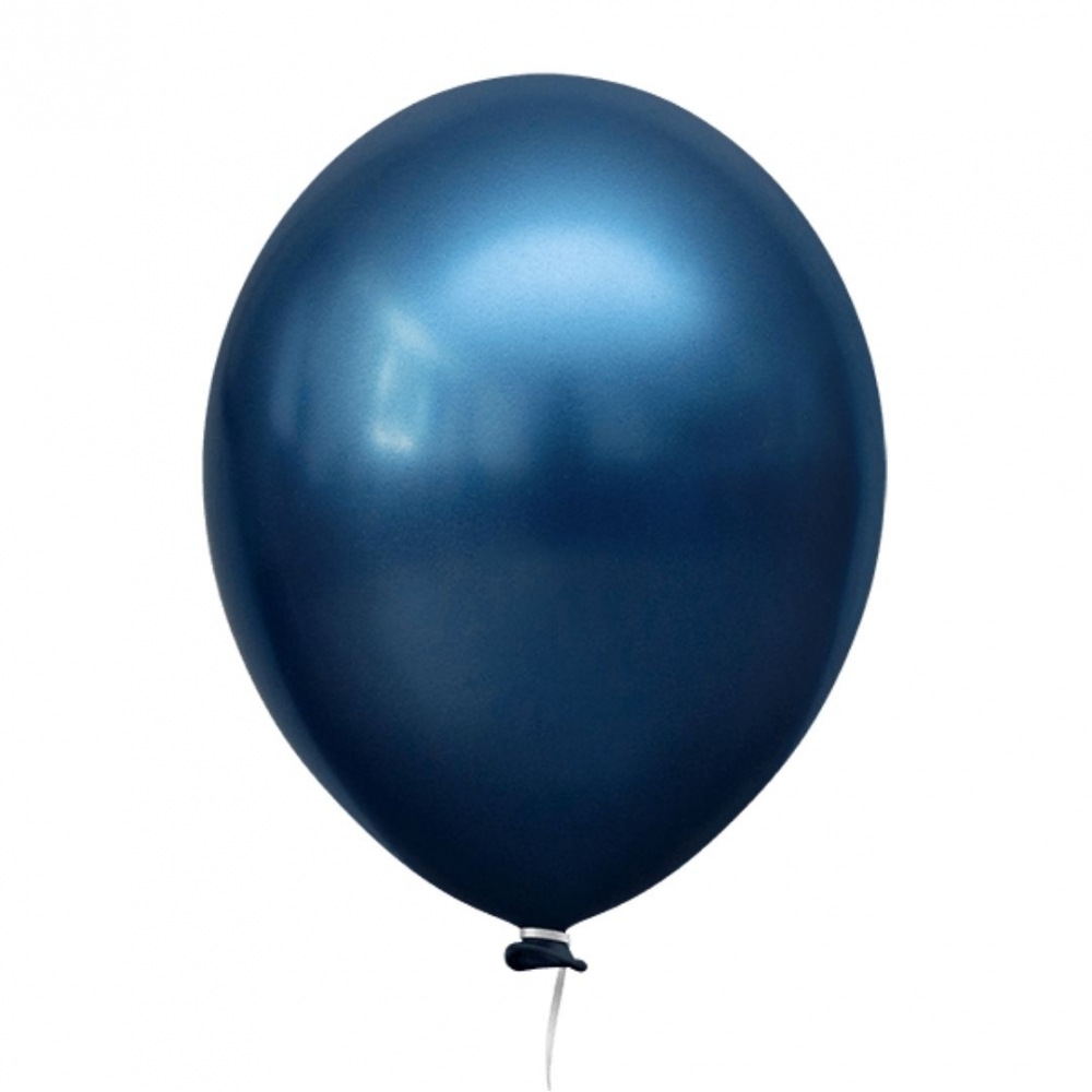 Balão 5 Alumínio Azul Meia Noite Happy Day 25 Un