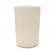 Vaso Decorativo Canelado Bege Un - Tasil