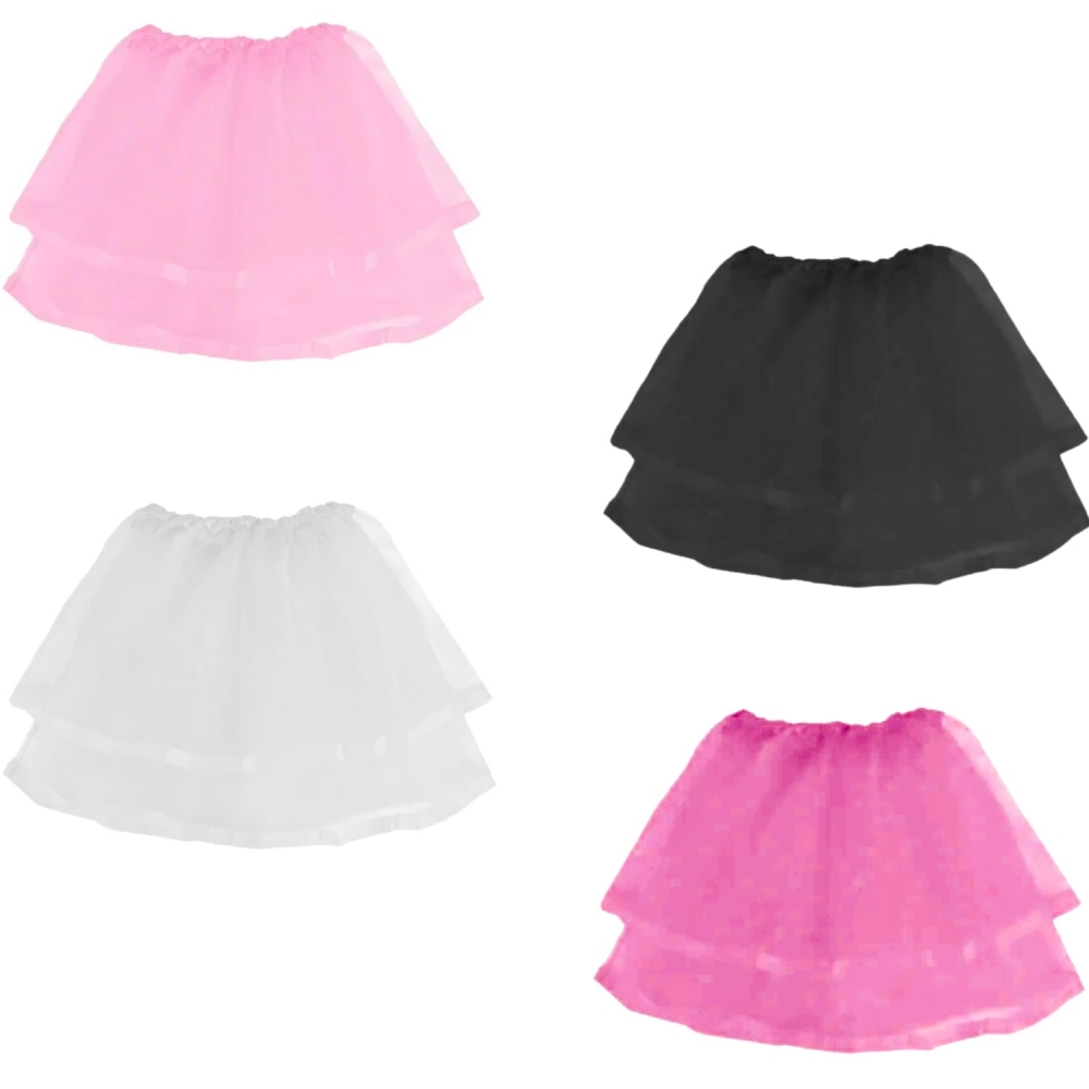 Saia Tule Com Fita 30cm Sortido
