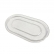 Bandeja Decorativa Oval Transparente Un - Tasil