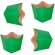 Cachepot Montado Médio Verde Bandeira 10 Un