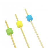 Palito De Bambu Colorido Para Petiscos Silver 12cm 20un