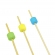 Palito De Bambu Colorido Para Petiscos Silver 12cm 20un