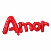 Balão Metalizado Amor Vermelho