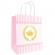 Sacola Papel Kraft Princesa Tamanho 18cm X 09cm X 22cm 10 Un