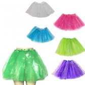 Saia De Tule Com Confete 40cm Sortido