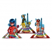 Decoração De Mesa Ladybug Miraculous 6 Un - Regina