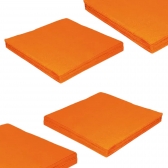 Guardanapo Silver 24x24cm Laranja 20 Un