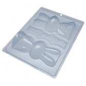 Forma Silicone 10131 Coelho Sentado Médio Un - Bwb