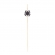 Pick Decorativo De Aranha Preto Halloween 12 Un - Cromus