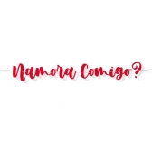 Faixa Decorativa Lettering Namora Comigo - Cromus