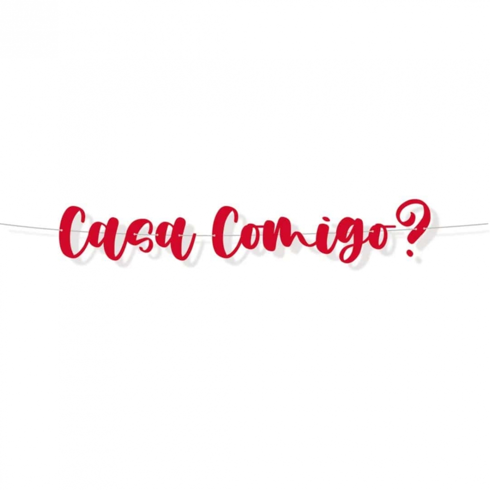 Faixa Decorativa Lettering Casa Comigo - Cromus